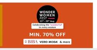 Wonder Women Fest Min 70% Off On Vero Moda, Biba & More Brands (23-29 Aug)