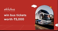 Cred Jackpot - Abhibus Rs.500 offers on Min booking of Rs.1499 (200 Discount and 300 cashback)