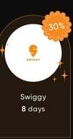 CRED Swiggy Boost : Get 30% off upto Rs 50 on Swiggy (User Specific).