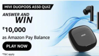 Amazon Mivi DuoPods A550 Quiz Answers Today : Win ₹10000