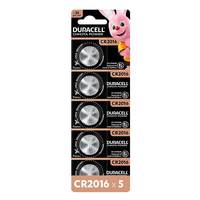 Duracell CR2016 3V Lithium Coin Battery, 5 pcs, 2016 Coin Button Cell Battery, DL2016 