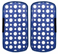 Heart Home Dots Design PVC 2 Pieces Fridge/Refrigerator Handle Cover (Sky Blue) CTHH05390
