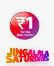 Tataplay Jingalala Saturday - Kids pack at Rs.1 for 30 days
