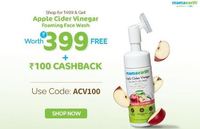 Mamaearth - Buy for 499 & Get ME ACV Foaming Face Wash 150 ML worth 399 Free + 100CB