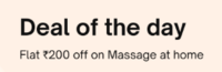 200 off on Massage for Men