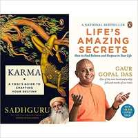 Combo Of 2( Karma + Life's Amazing Secrets)  (Paperback, SADHGURU AND GAUR GOPAL DAS)