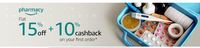 Amazon Pharmacy - Flat 15% Off + 10% Cashback on First Order