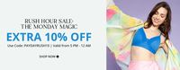 Zivame Rush Hour Sale : Up to  60% Off + Extra 10% Off (Till 12 AM)