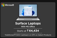 Croma - Microsoft Surface Laptop With Extra 7500 cashback & Free standard set up service