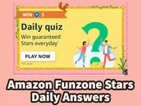  Amazon Daily Quiz Stars 30 August : Win 5 Stars 