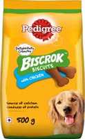Pedigree Biscrok chicken buy 1 get 1 free (Total 1kg) -- Fk PLUS User.