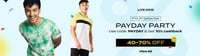 Bewakoof Pay Day Party Sale - Get 40-70% off + 10% extra Cashback 