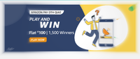 Amazon Pay DTH Quiz Answers Today : Get Flat Rs.100 back on 300 (1500 winners)