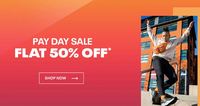 Reebok Pay Day Sale : Flat 50% off Sitewide 