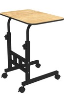Portronics My Buddy D Wood Portable Laptop Table  (Finish Color - Brown, DIY(Do-It-Yourself))