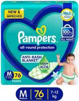 Pampers Diaper pants M 76 pcs for babies
