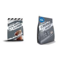 Bigmuscles Nutrition Real Mass Gainer [5 Kg, Chocolate] 1000 Calories & Crude Whey 2kg