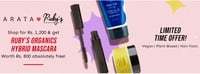  Arata Shop For Rs.1200 & Get Ruby's Organics Hybrid Mascara Worth 800 For Free