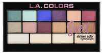L.A. Colors Sweet  16 Color Eyeshadow Palette, Playful, 20g