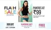 Flash sale Panties at Rs.99 pick any 5 panties to get each at Rs.99