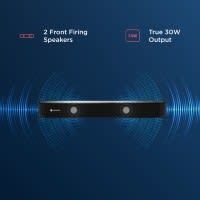 MOTOROLA AmphisoundX Atom with HDMI Arc 30 W Bluetooth Soundbar  (Black, 2.0 Channel)