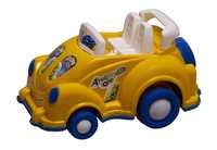 Toys Treasure Friction Powered Toy Car with Zoo Sound for Kids(Yellow)