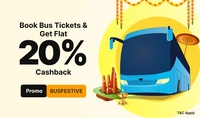 Paytm Book Bus tickets & Get FLAT 20% cashback up to Rs.100