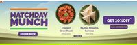 Freshtohome Matchday Munch - Extra 10% Off onChicken Ghee Roast Mutton Kheema Samosa & More