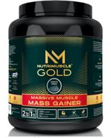 NUTRIMUSCLE MASSIVE GOLD MUSCLE MASS GAINER - 2.5 LBS - 1.134 KGS - CHOCO TREAT