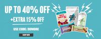 Myprotein :- Upto 40% off + Extra 15% off