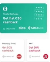 Slice Spark Exclusive Deal On User's Birthday (50% cashback upto Rs. 200 on Zomato)