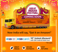 Amazon Great Indian Festival SBI Card Offers Revealed