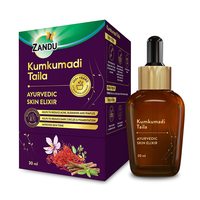 Zandu Kumkumadi Taila – An Ayurvedic Formulation Prepared with 21 Herbs & Oils for Improving Skin Tone
