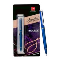 Cello Signature Indulge Ball Pen | Cello Ball Pen with Twist Mechanism for Smooth Writing | Metal Body in 4 Colours