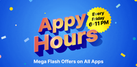 Paytm Appy Hours 10-20% cashback on popular apps using paytm wallet (6PM-11PM, every Friday till 31st Oct)