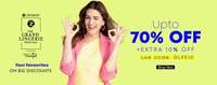 Zivame up to 70 % off + Extra 10% off via coupon