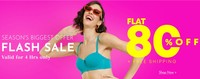 Zivame Flash sale: Flat 80% off + 10% Off on orders above Rs.499