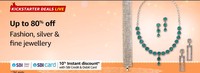 Up to 80% Off on Fashion Silver Jewellery & More