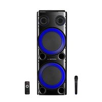 Lumiford GoFash TS007 160 watts Trolley Karaoke Bluetooth Party Speaker with Remote, Built-in Amplifier & Wireless Mic (Black)