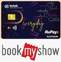BookMyShow - Everyday 20% off upto 100 using Kotak bank RuPay debit card (2 times/month/card)