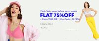 Zivame Flash Sale : Flat 75% + Extra 250 Off 