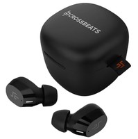 Crossbeats Edge CB-EDGE-BLK In-Ear Wireless Earbuds with Dual Microphone (Bluetooth, Black)