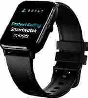 Boult Drift Bluetooth Calling, 1.69inch HD Display Smartwatch (Black Strap, Free Size)