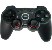 Redgear Elite Wireless Gamepad with Ultra-Precise VR, Vibration Feedback, Smooth AXBY Keys for PC(Black) 