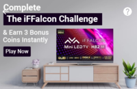 Flipkart Challenge - complete The iFFalcon challenge and get 3 supercoins 