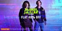Super Fest Exclusive Weekend Sale : Flat 40% off Sitewide + extra 10% cashback using ICICI CC 