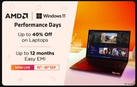 AMD Performance Days (15-30 Sep) - Up to 40% Off on Win 11 Laptops & Extra Coupon