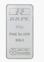 BRPL 999.9 Purity Silver Bar 500gm with SBI Credit Card