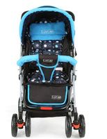 Pre-book - Luvlap Sunshine Stroller/Pram, Easy Fold, for Newborn Baby/Kids, 0-3 Years (Sky Blue)