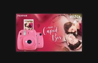 Fujifilm Instax Mini 9 Instant Camera Cupid Box (High Key Mode, IC0215, Flamingo Pink)